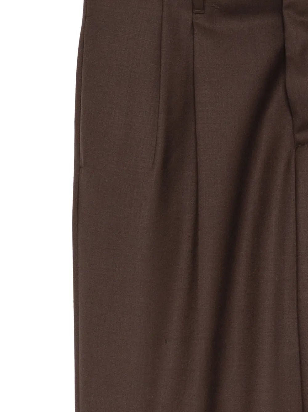 pleated tailored trousers