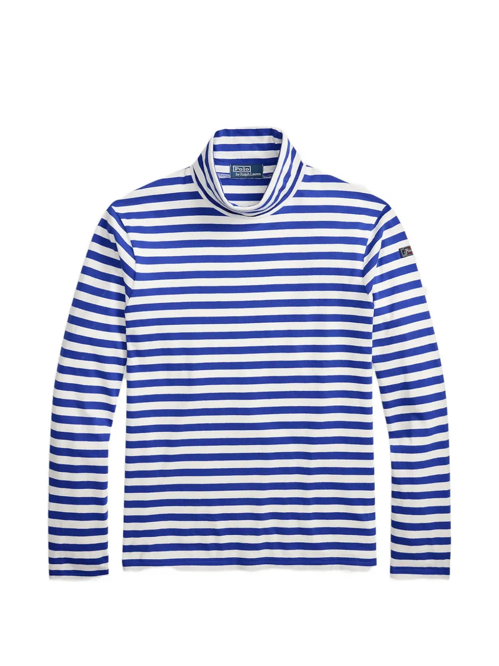Classic Fit Striped Rollneck Pullover