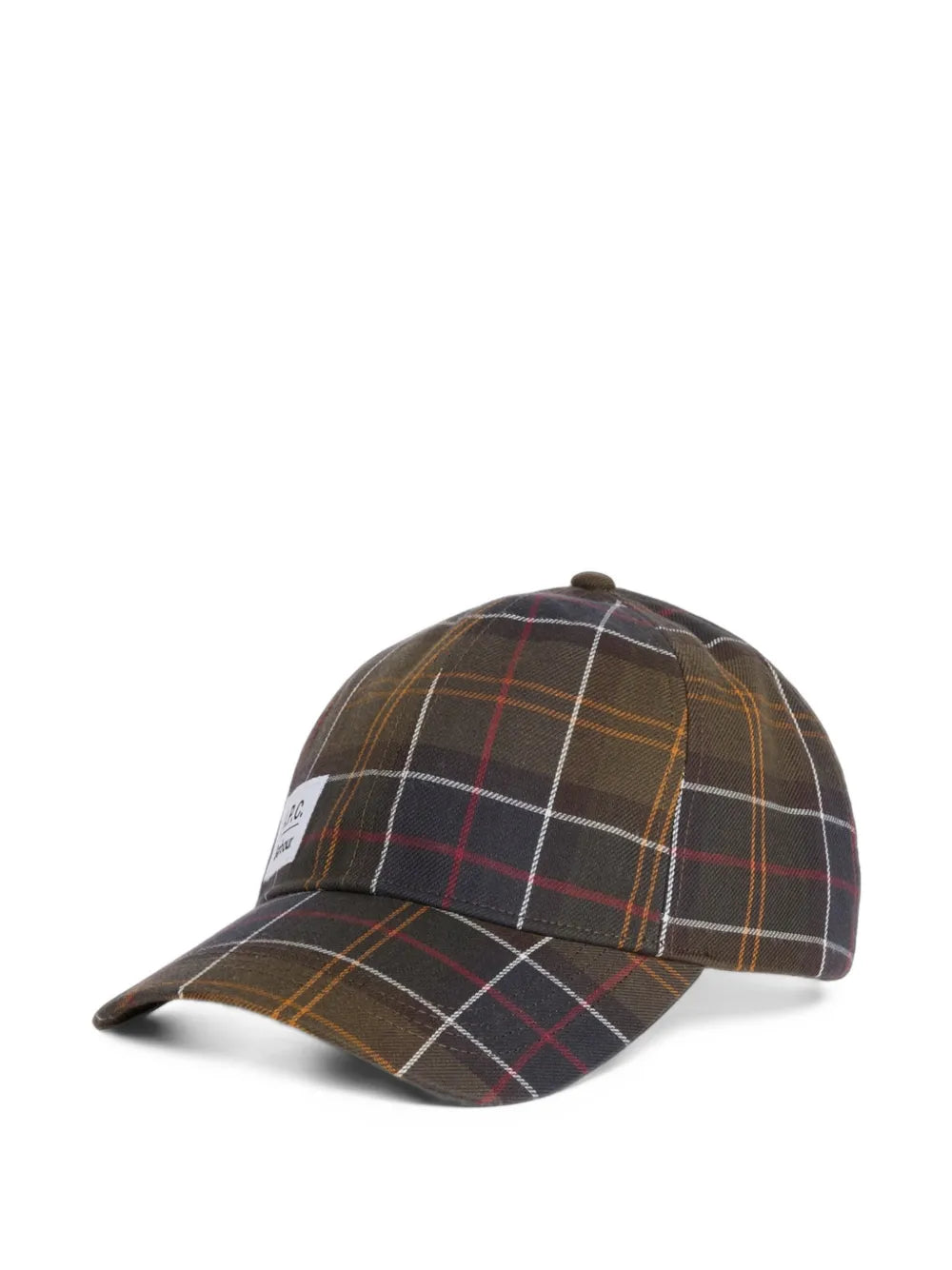  x A.P.C tartan-print baseball cap
