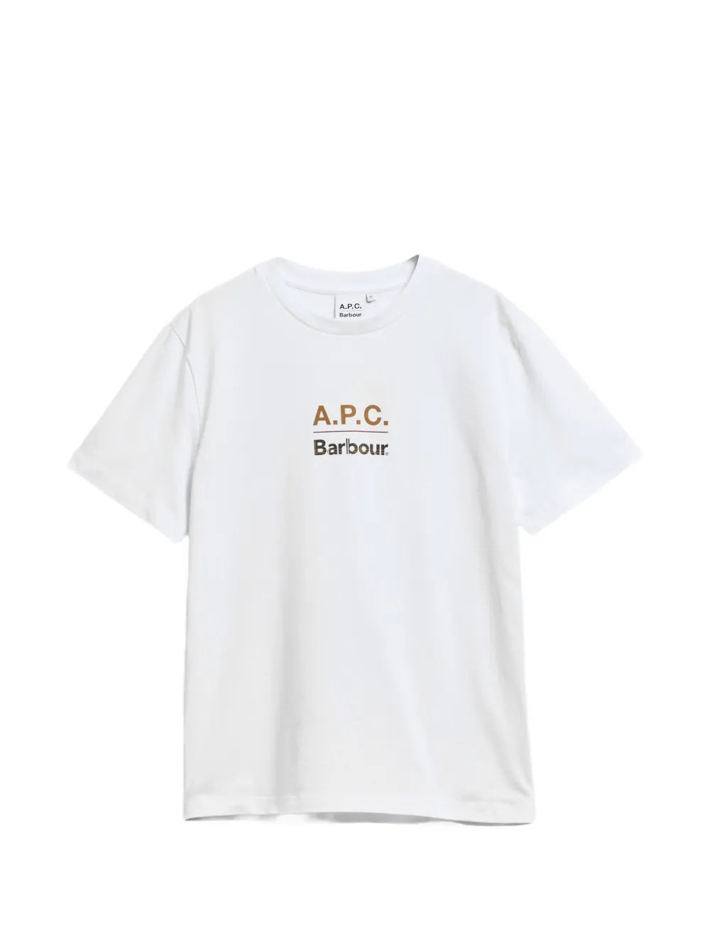 x A.P.C. logo-print cotton T-shirt