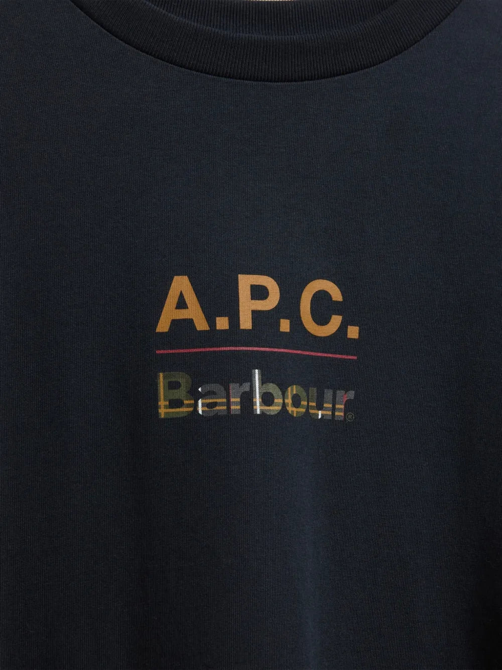  x A.P.C logo-print T-shirt
