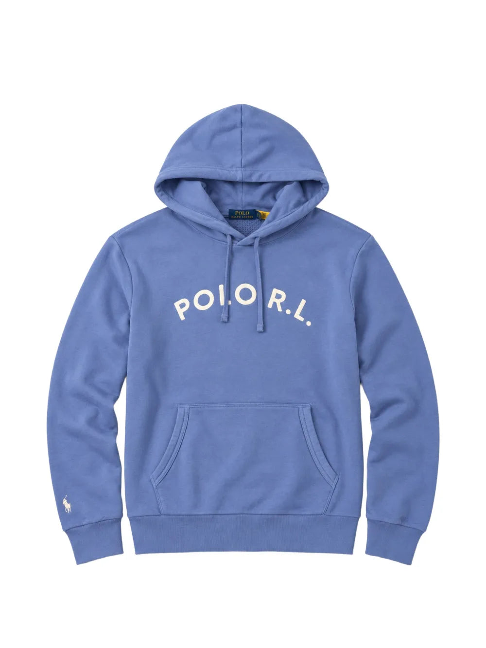 logo-print drawstring hoodie