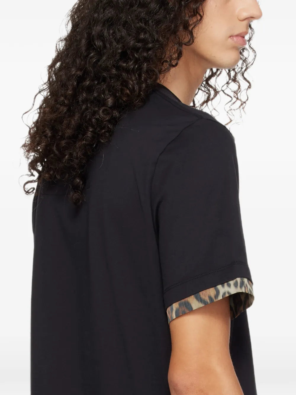 animal-print T-shirt