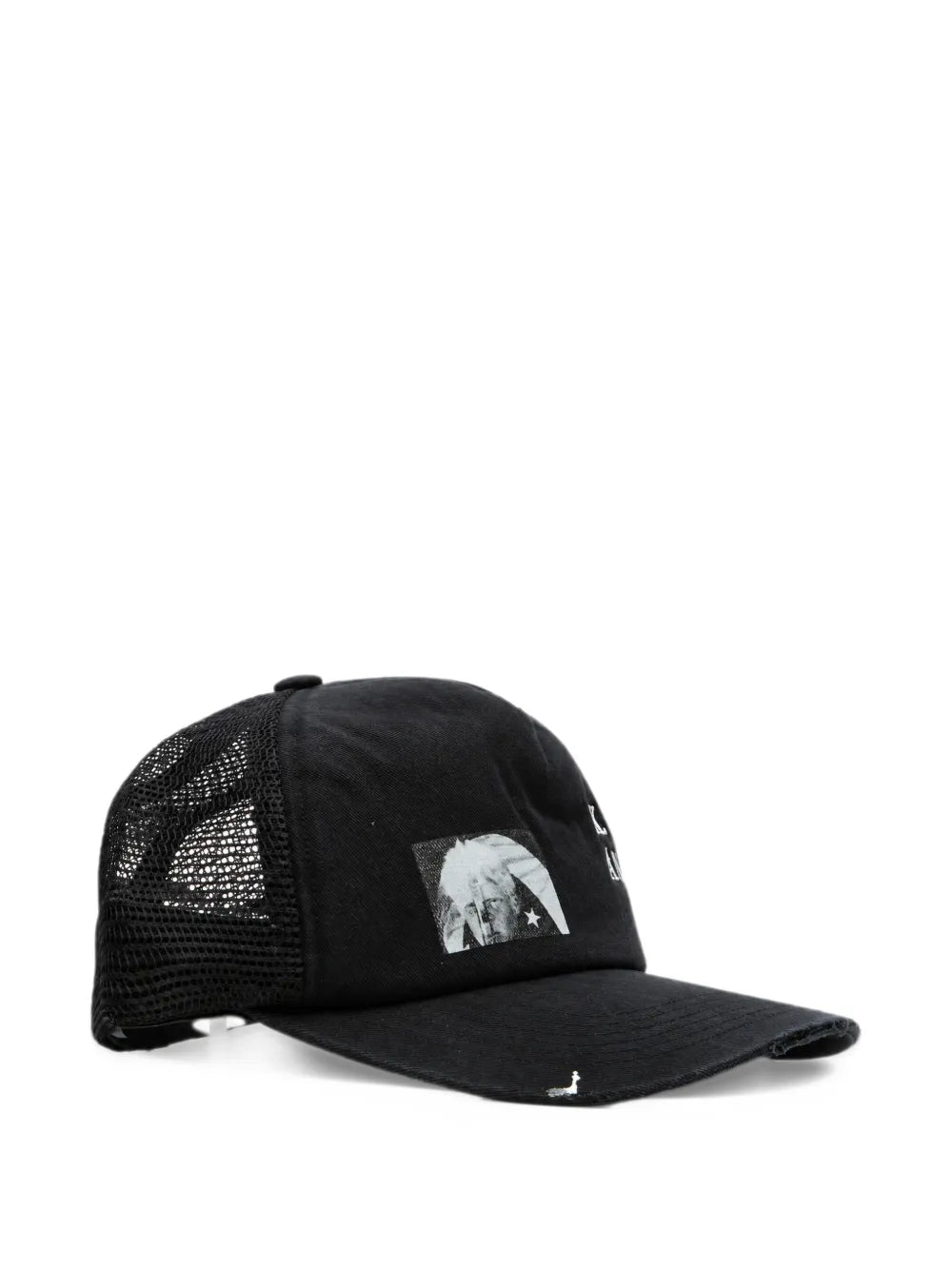 K. Angr distressed-effect trucker cap