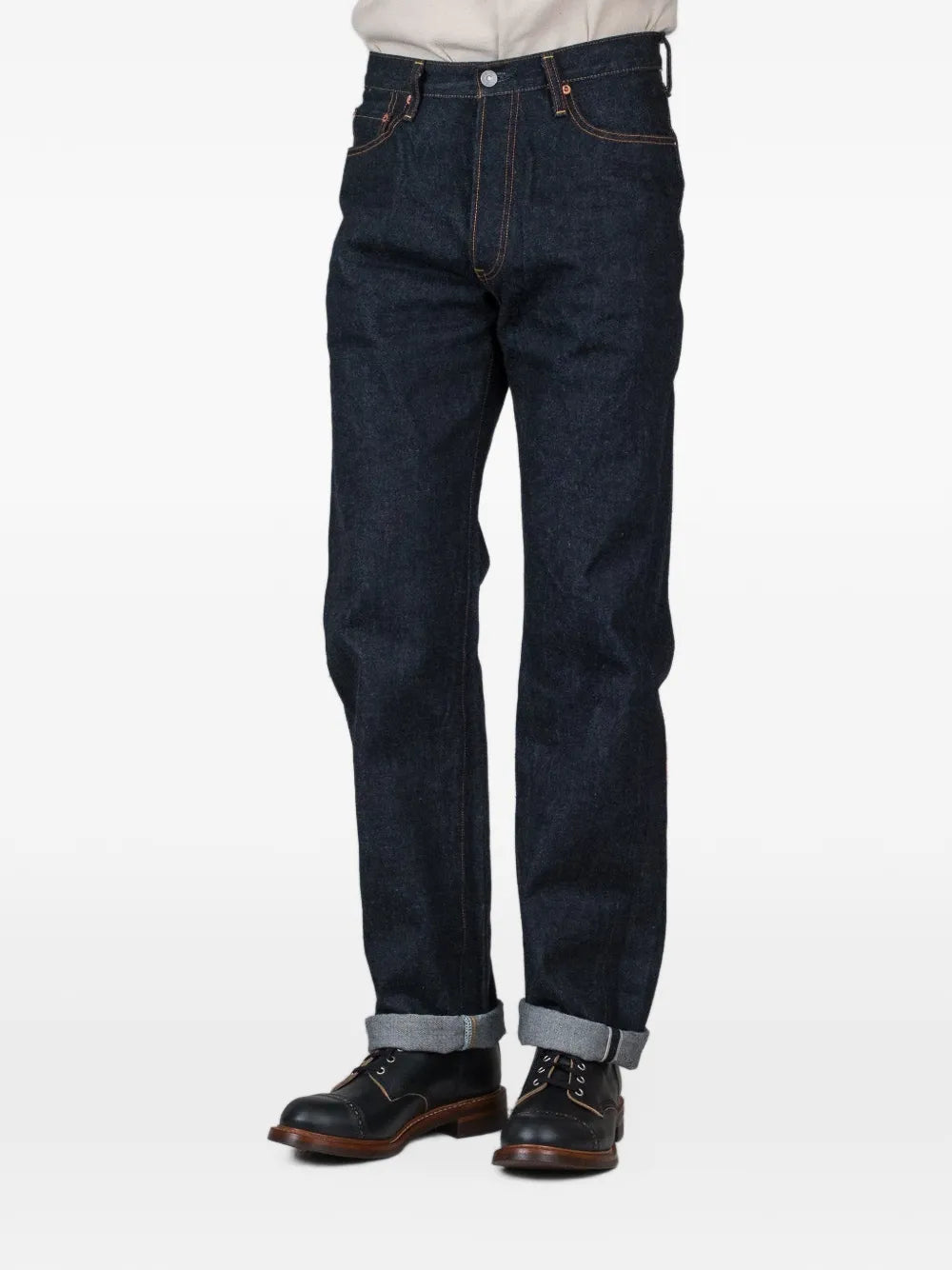 logo-patch jeans