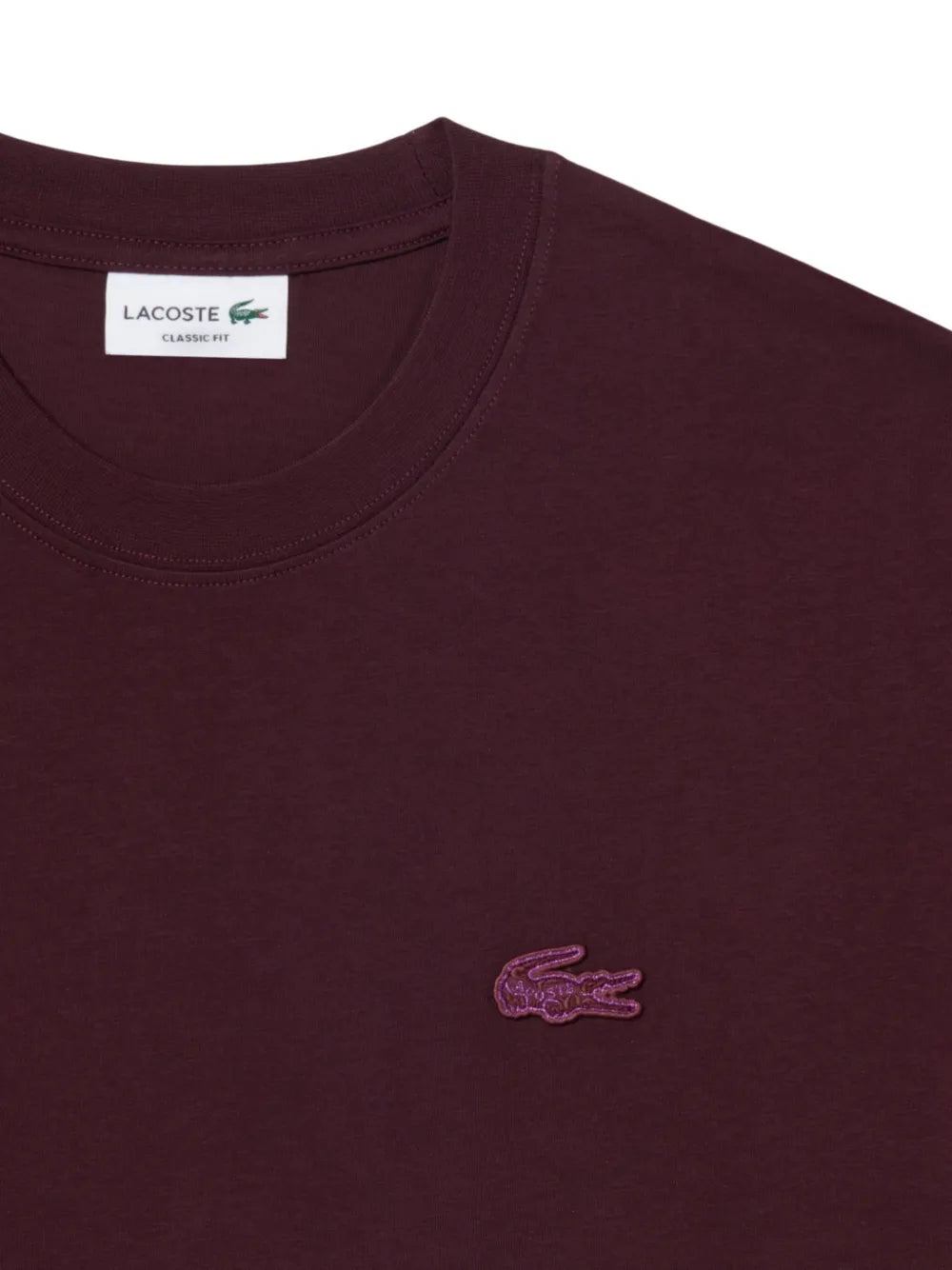 metallic crocodile jersey T-shirt