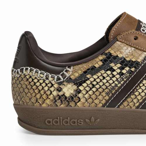 x Wales Bonner Gazelle Indoor Snakeskin Brown