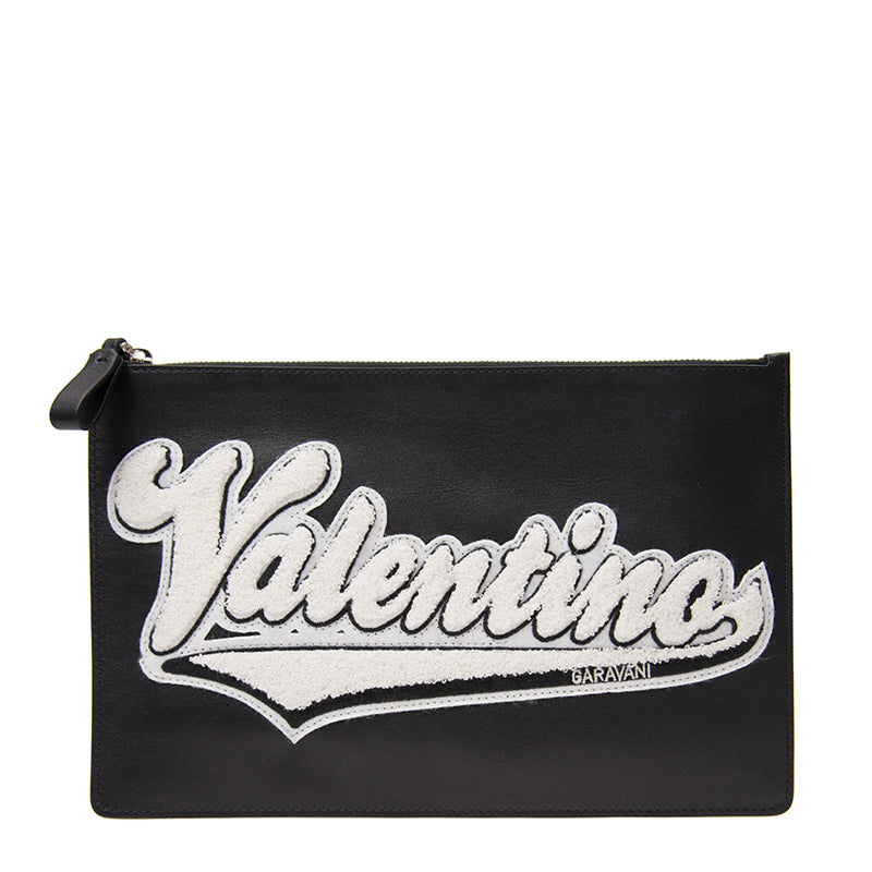 Logo Appliqued Clutch