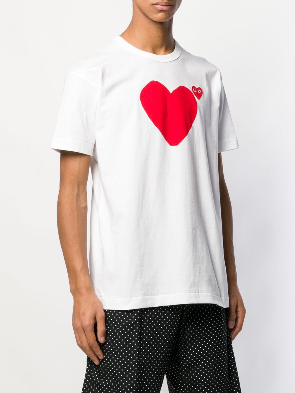 Logo Heart Printed T-Shirt