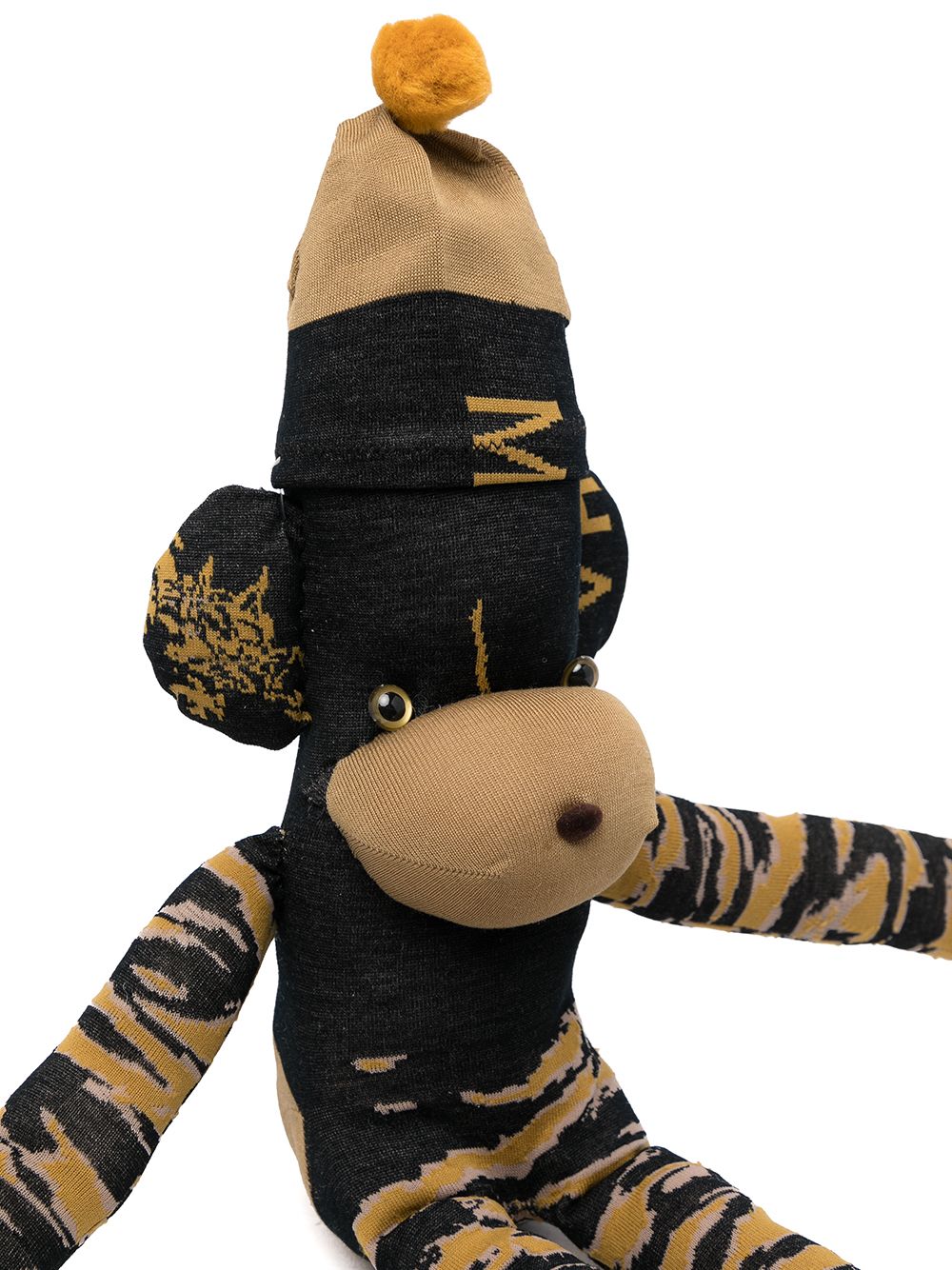 X Ayamé Tigerstripe Sock Monkey