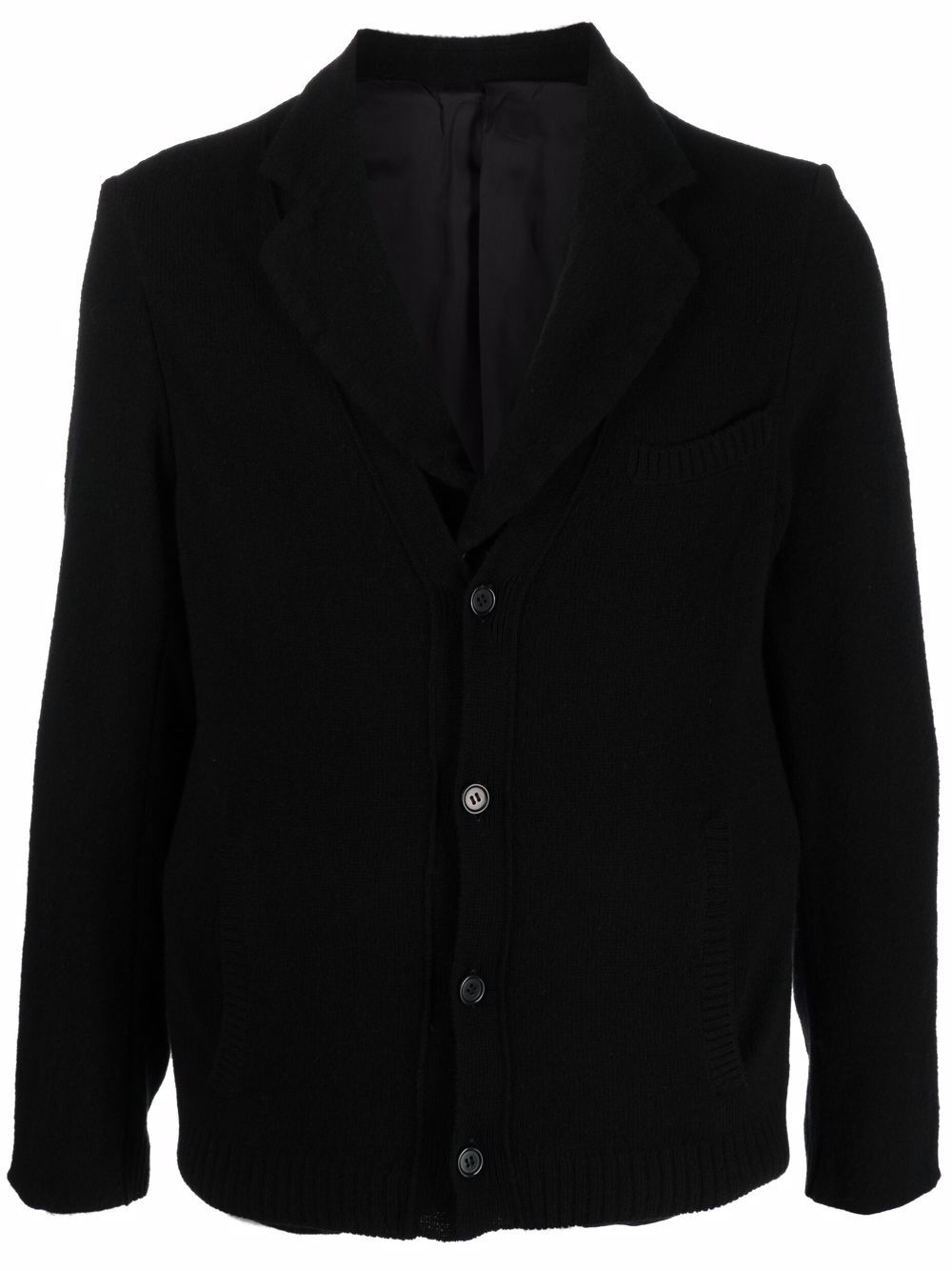 Single-Breasted Knitted Blazer