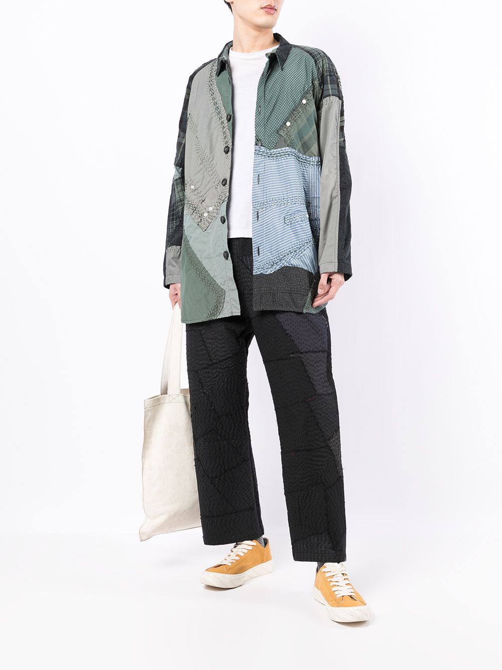 Patchwork Cotton Shirt