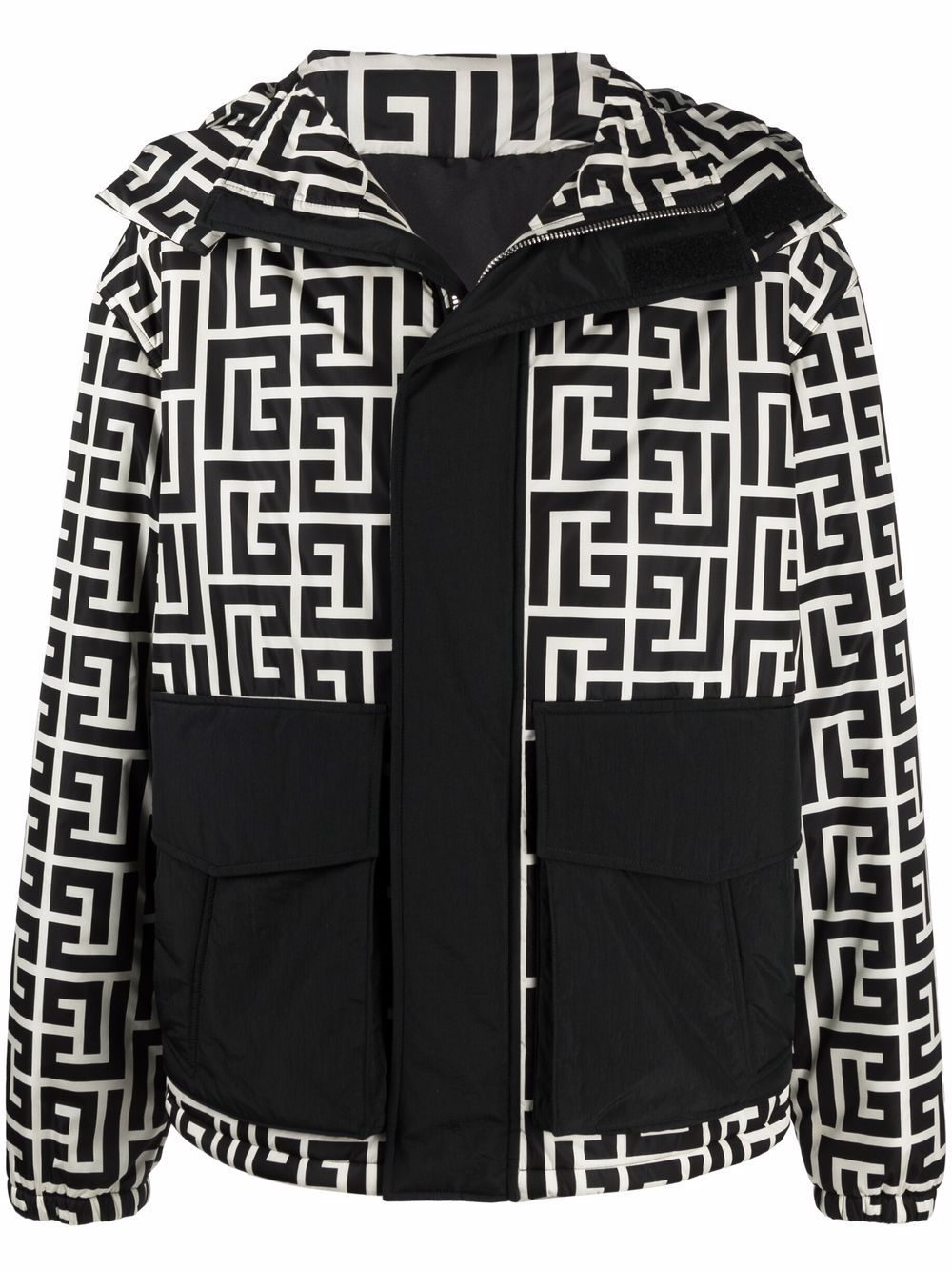 Logo-Print Padded Jacket