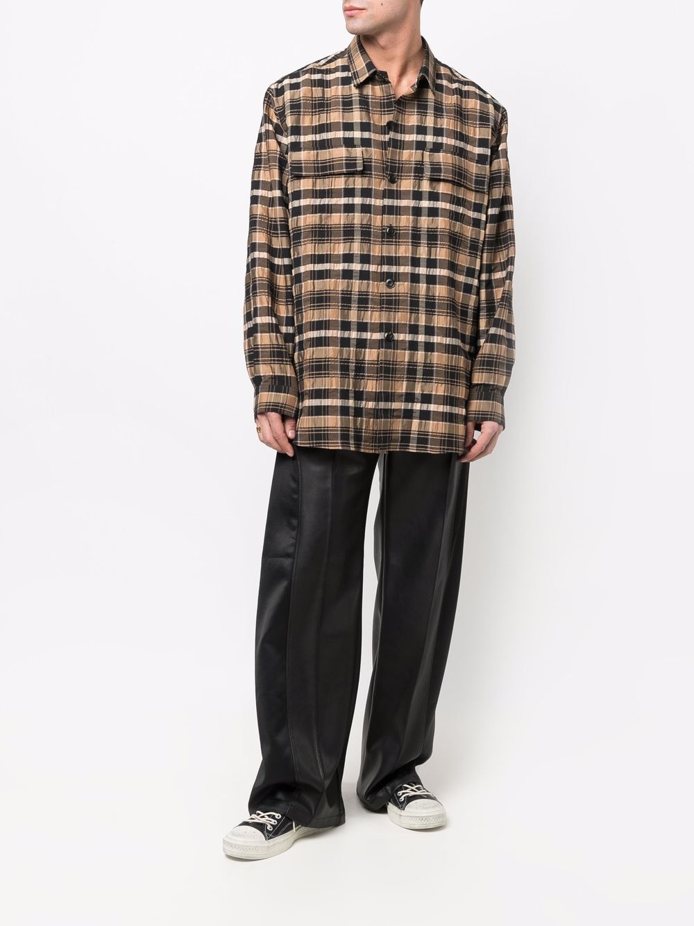 Organic-Cotton Checked Shirt