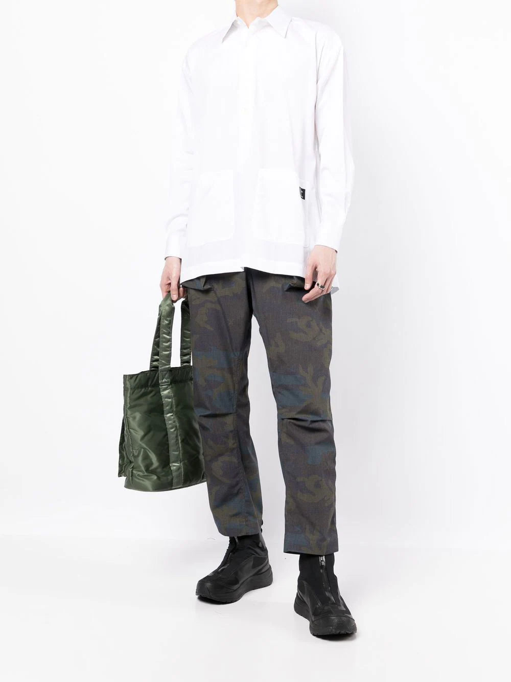 Cargo-Pocket Detail Trousers