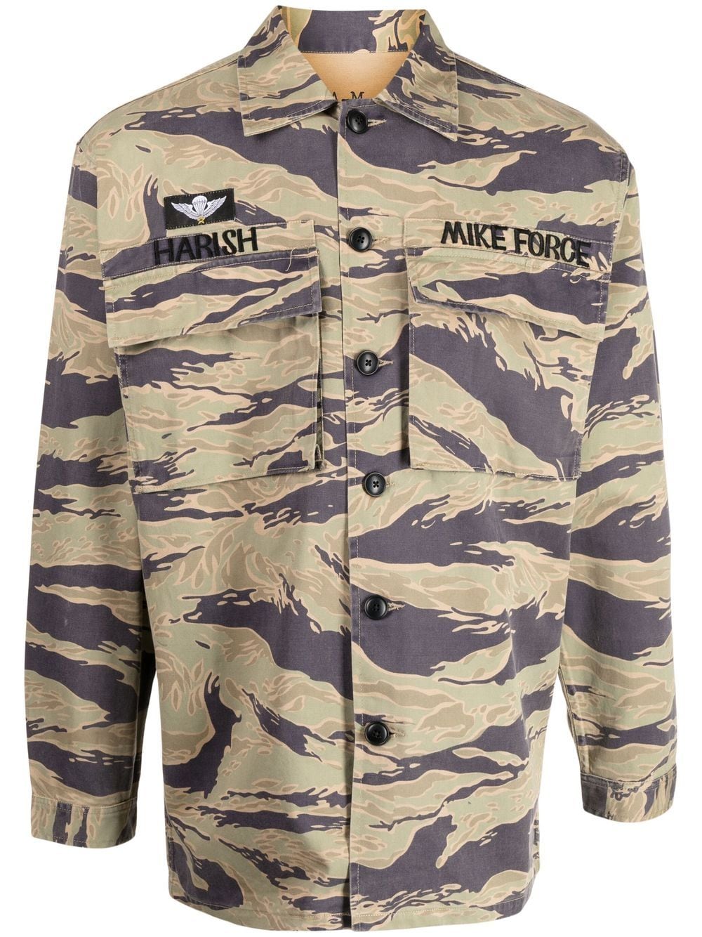 Mike Force Camouflage Shirt Jacket