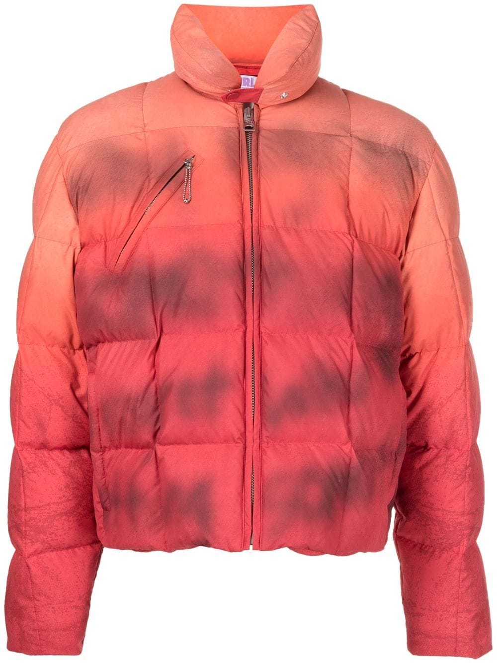 Padded Gradient-Effect Jacket