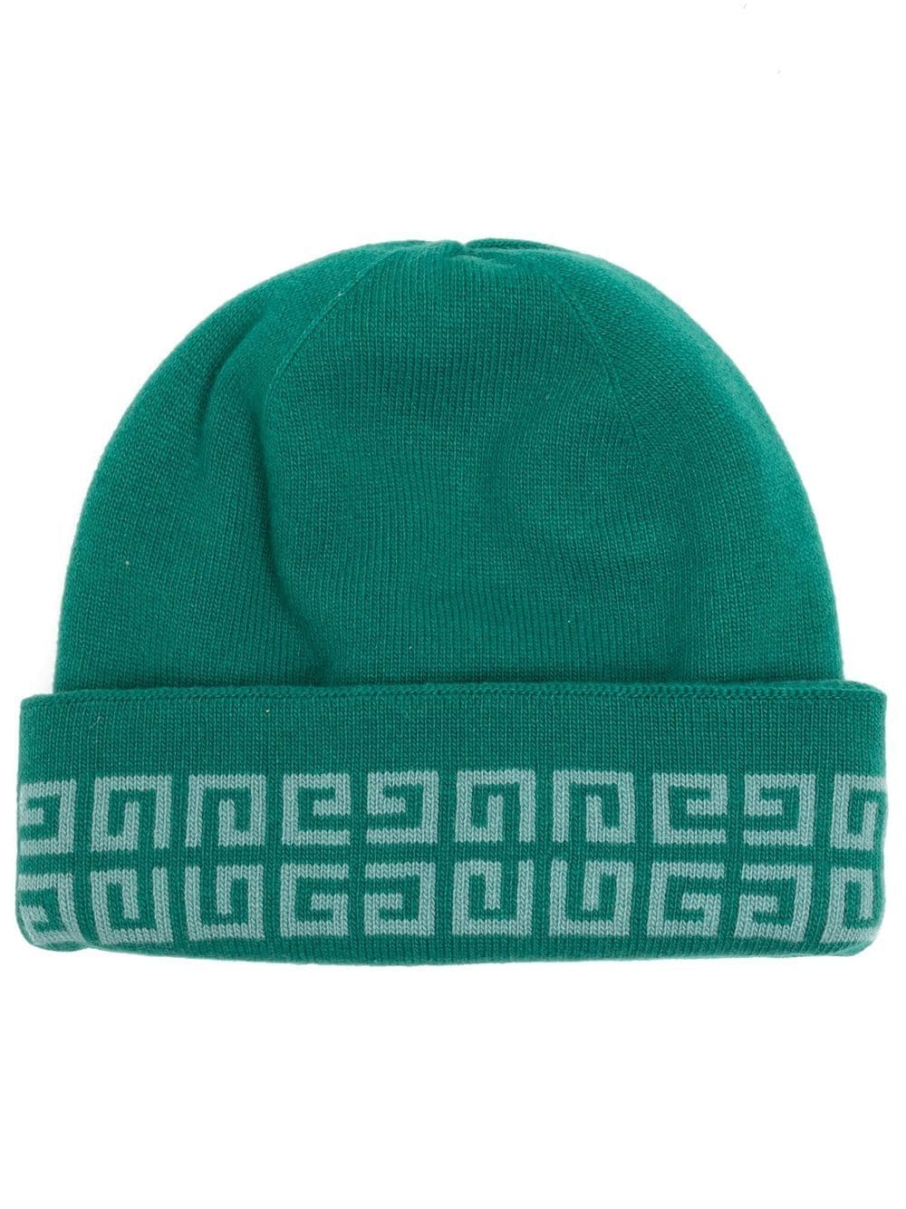 Embroidered-Logo Knitted Beanie