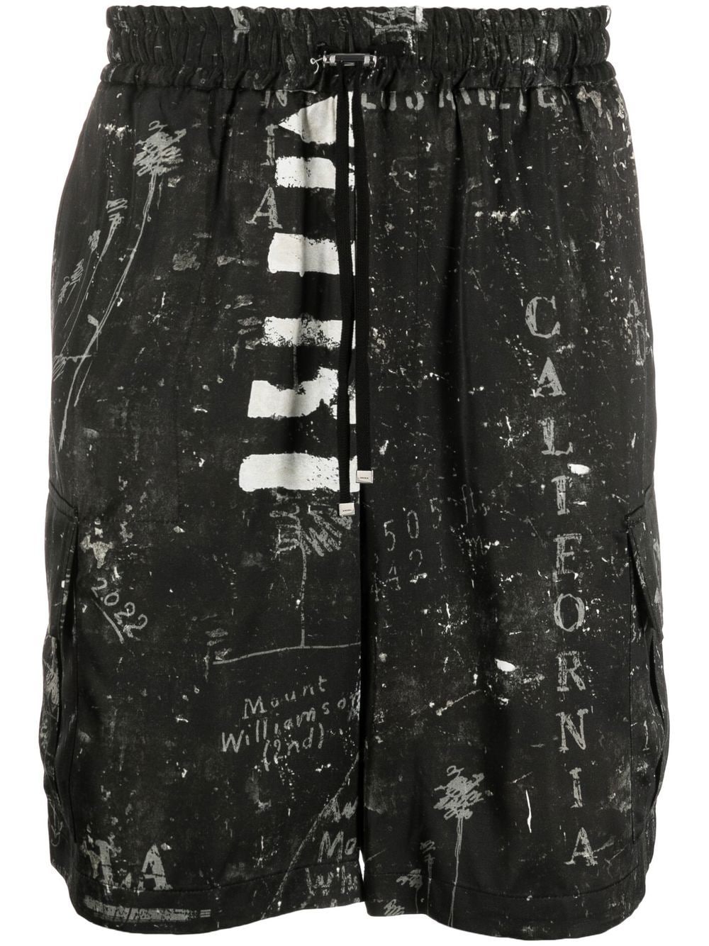 Abstract-Prints Bermuda Shorts