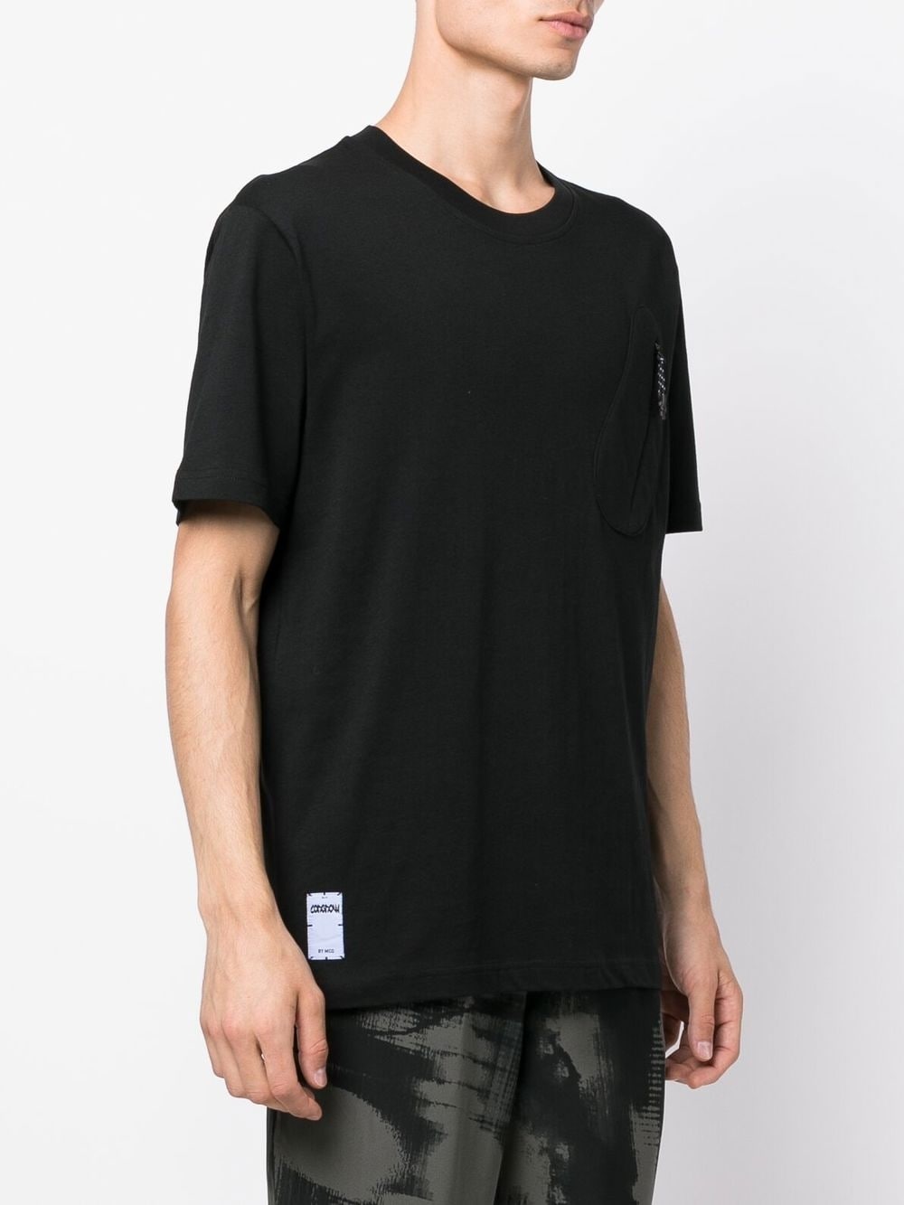 Zip-Pocket Detail T-Shirt