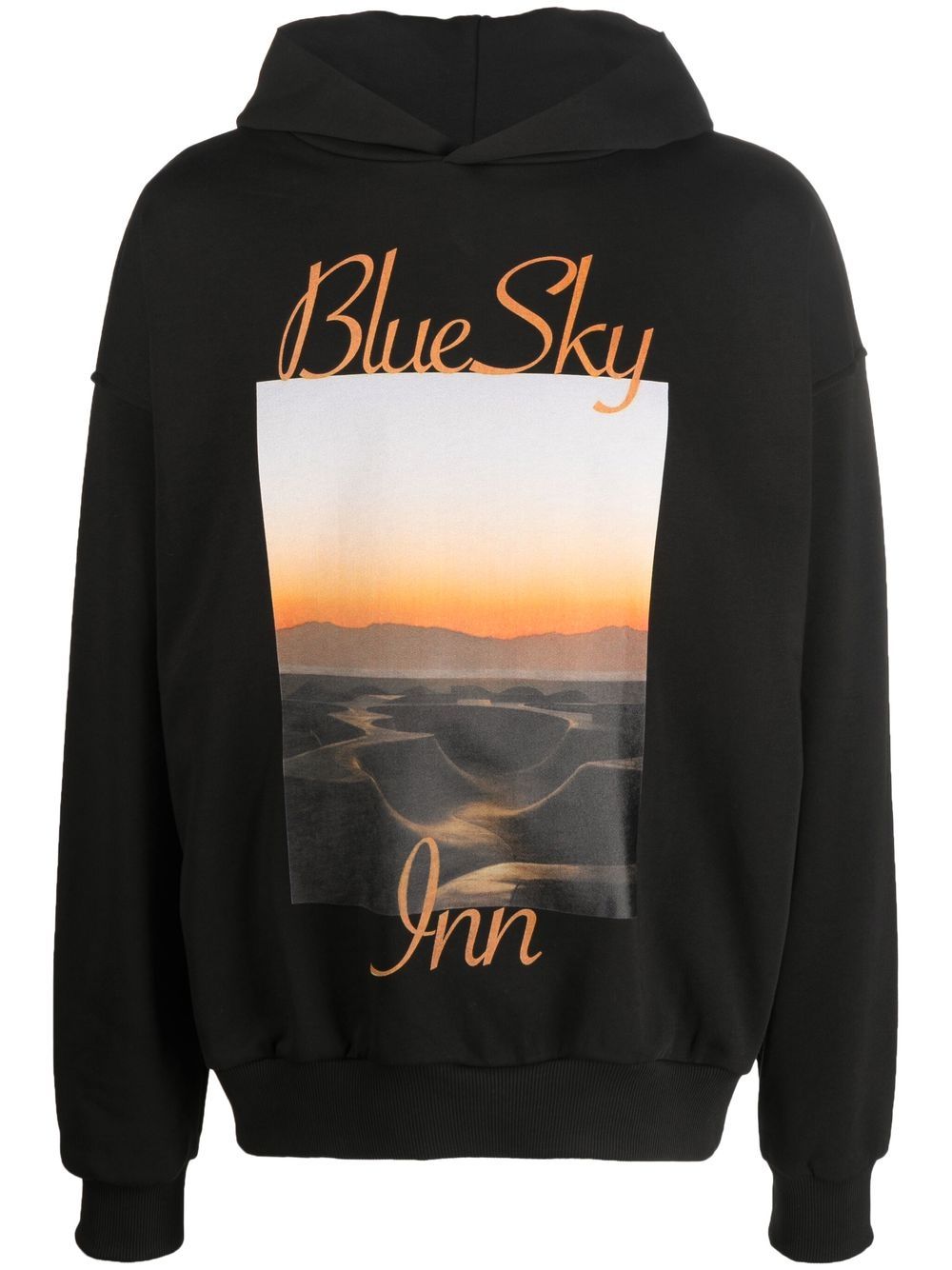 Logo Sunset Cotton Hoodie