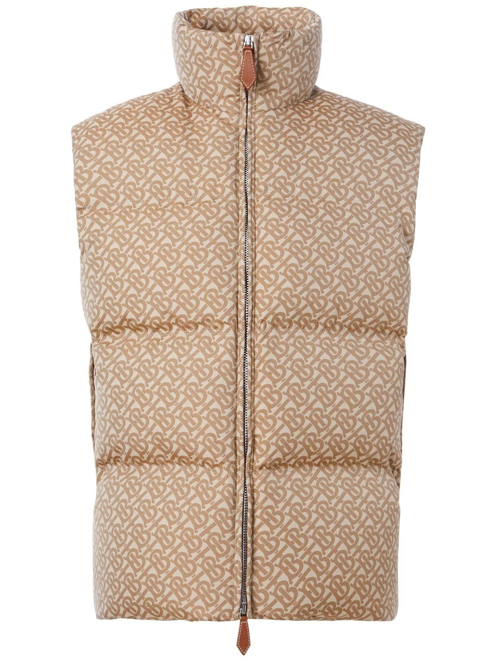 Monogram-Print Puffer Gilet