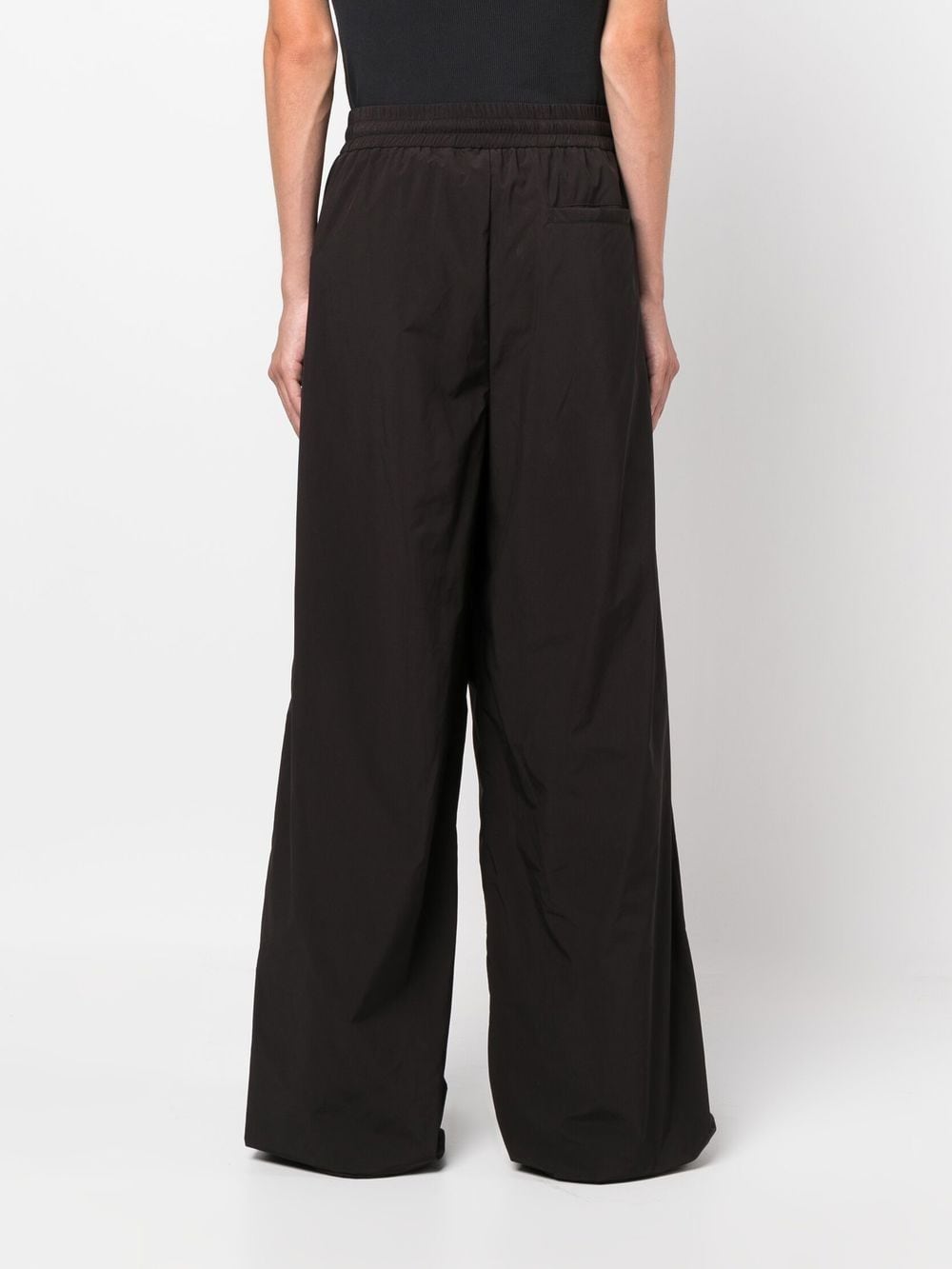 Logo Patch Wide-Leg Trousers
