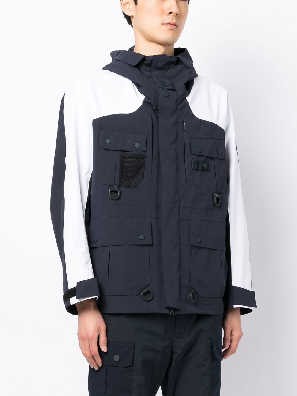 Multiple Pockets Hooded Jacket