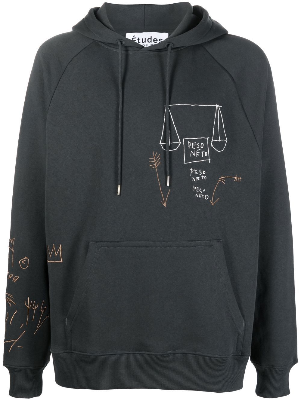 Graphic-Print Organic-Cotton Hoodie