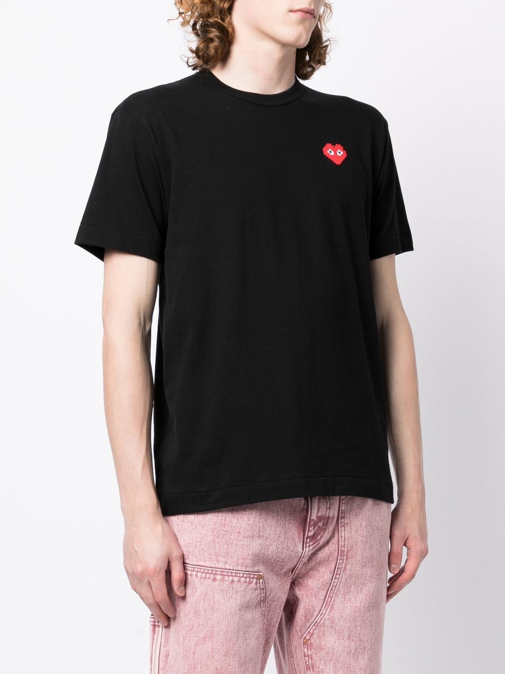 Logo-Patch Cotton T-Shirt