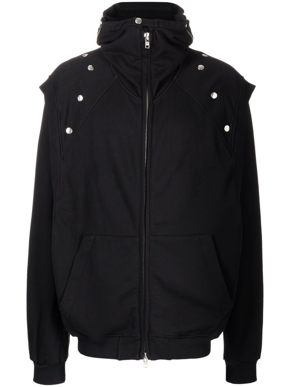 Hooded Zipped-Up Jacket