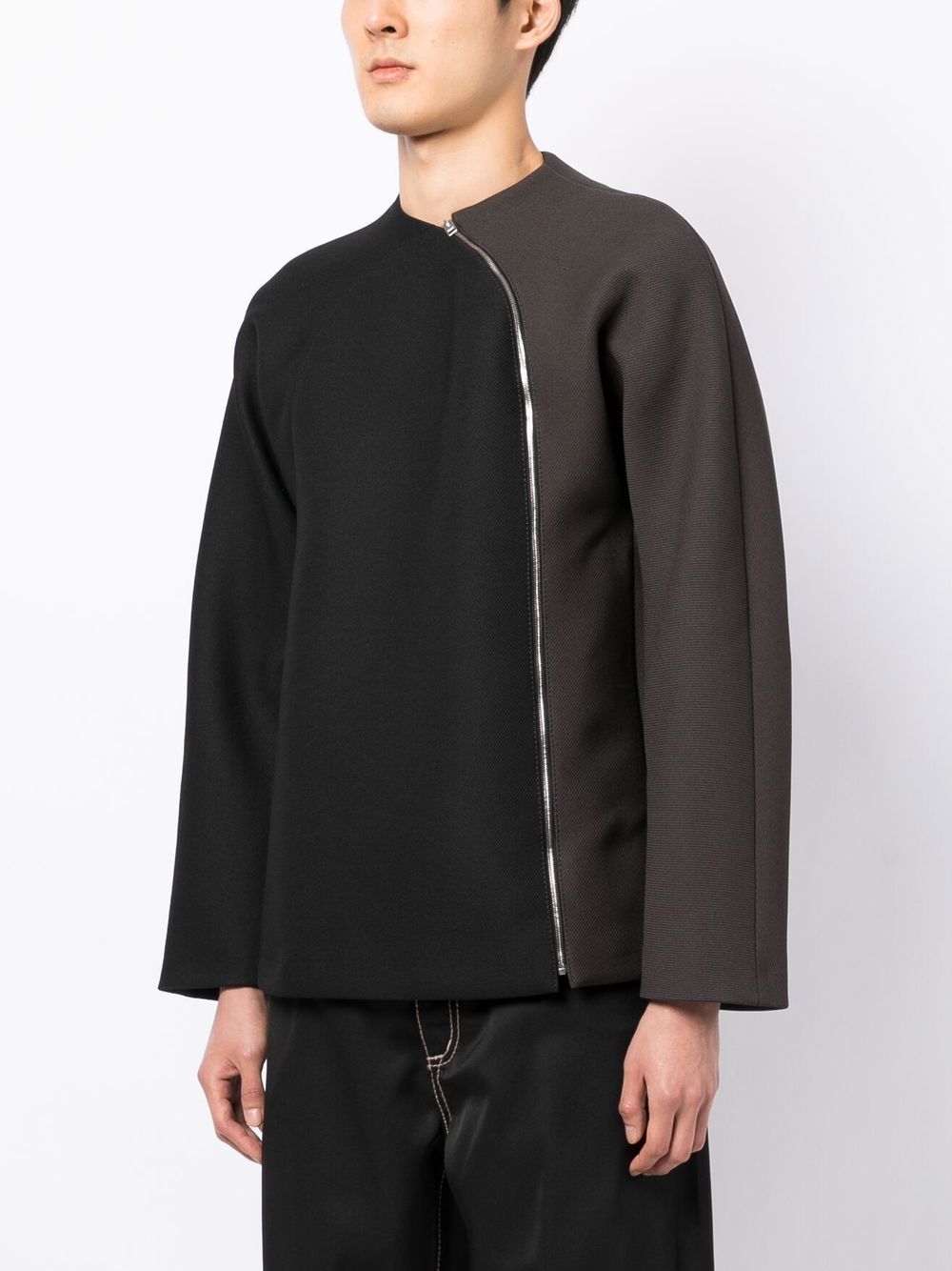 Zip-Detail Sweatshirt