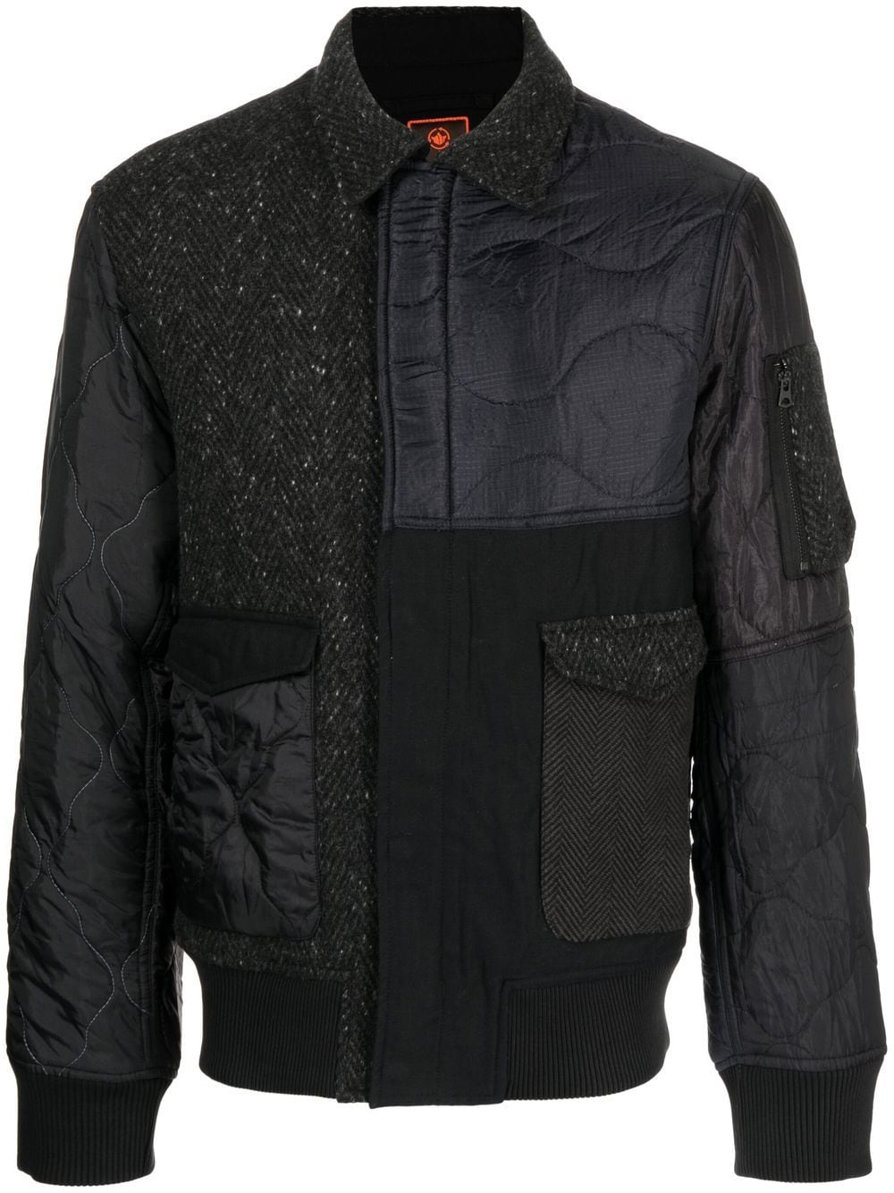 Zip-Up Patchwork Jacket