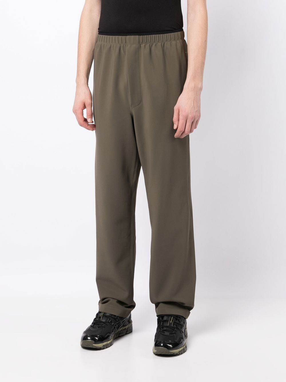 Mid Rise Straight Leg Trousers