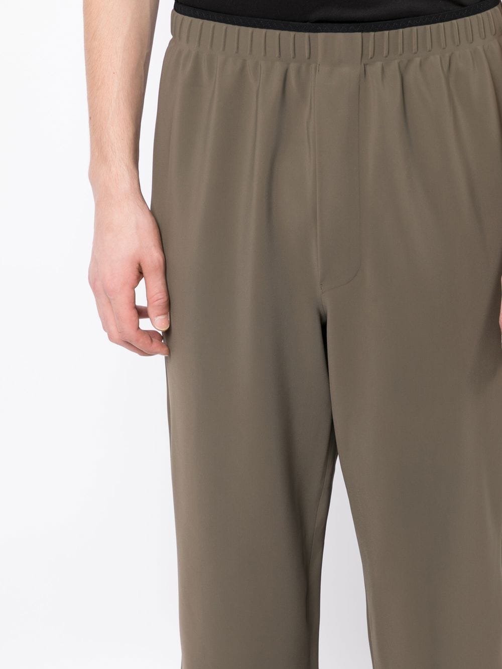Mid Rise Straight Leg Trousers
