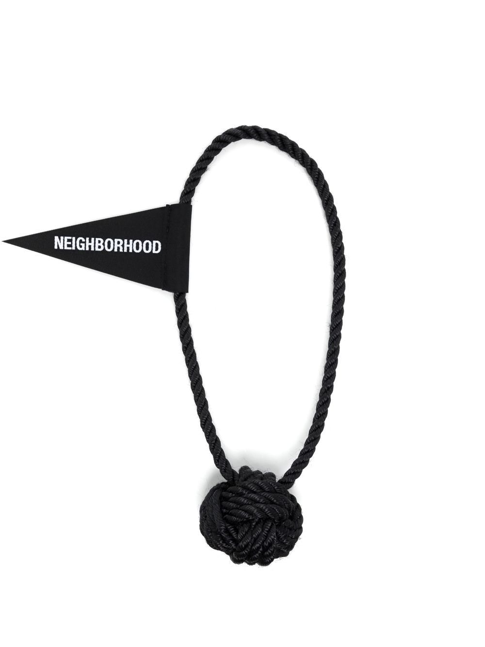 Rope-Detail Logo-Print Leash