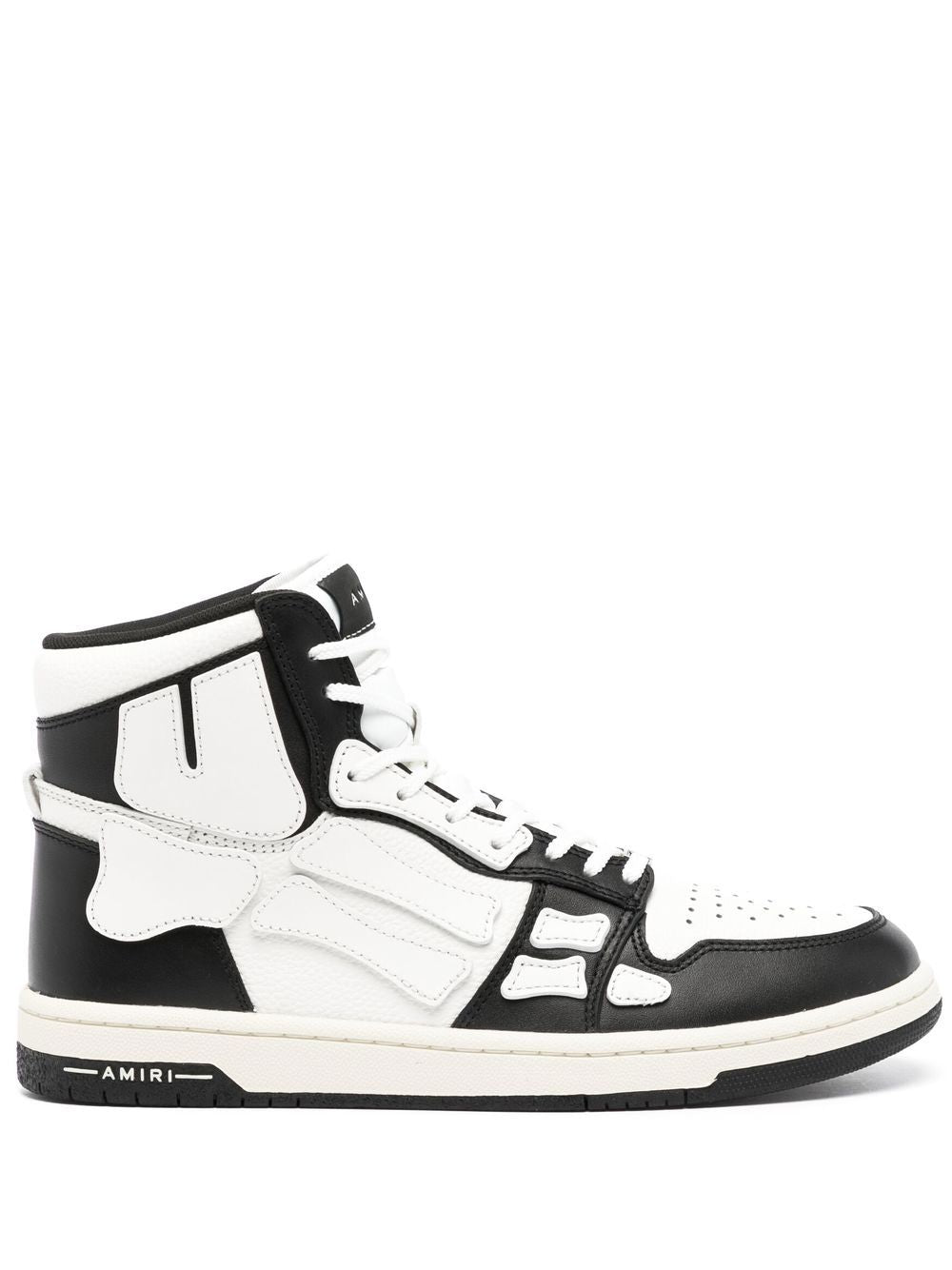 Skel Panelled High-Top Sneakers