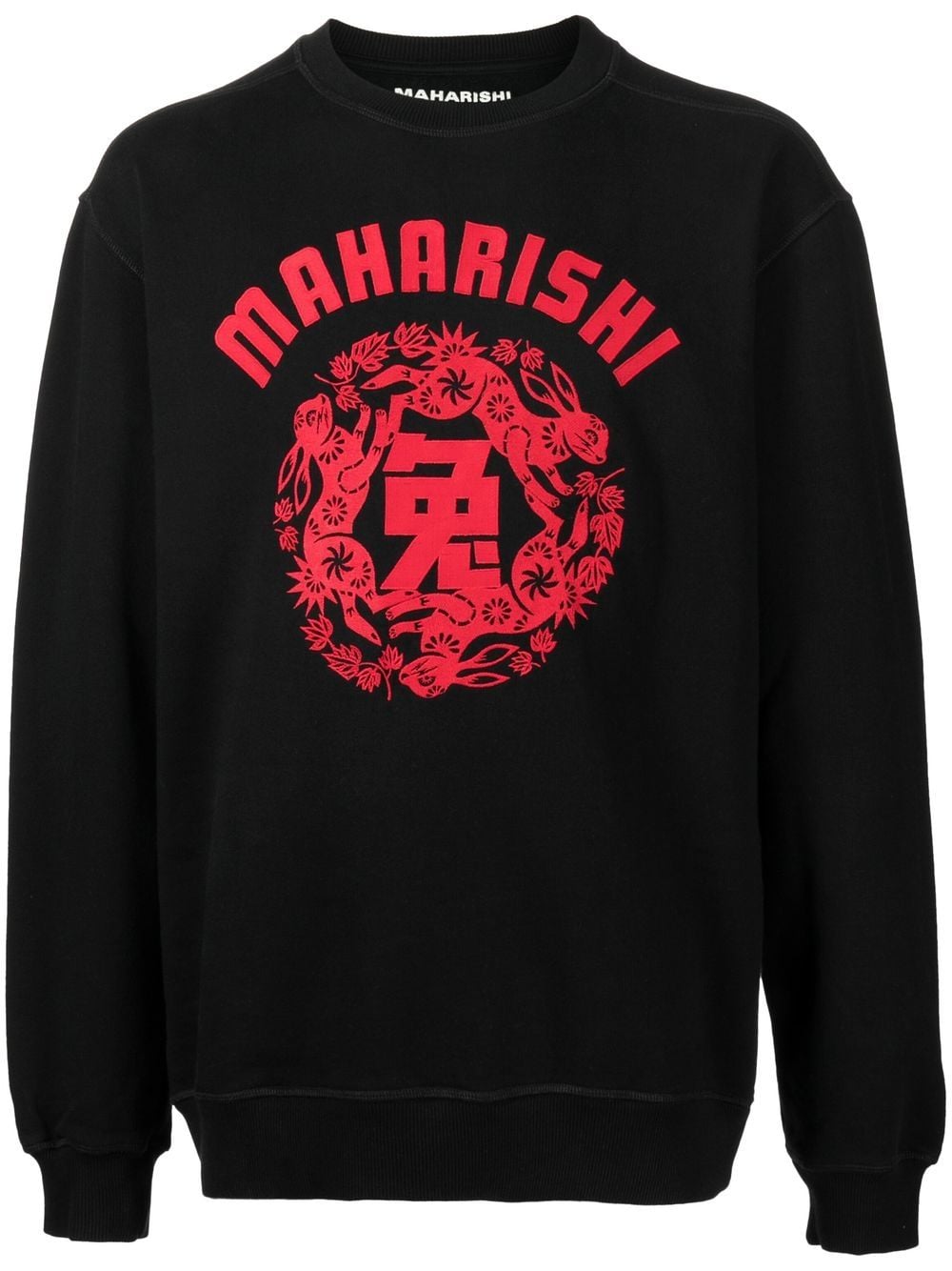 Logo-Print Long-Sleeve Sweatshirt