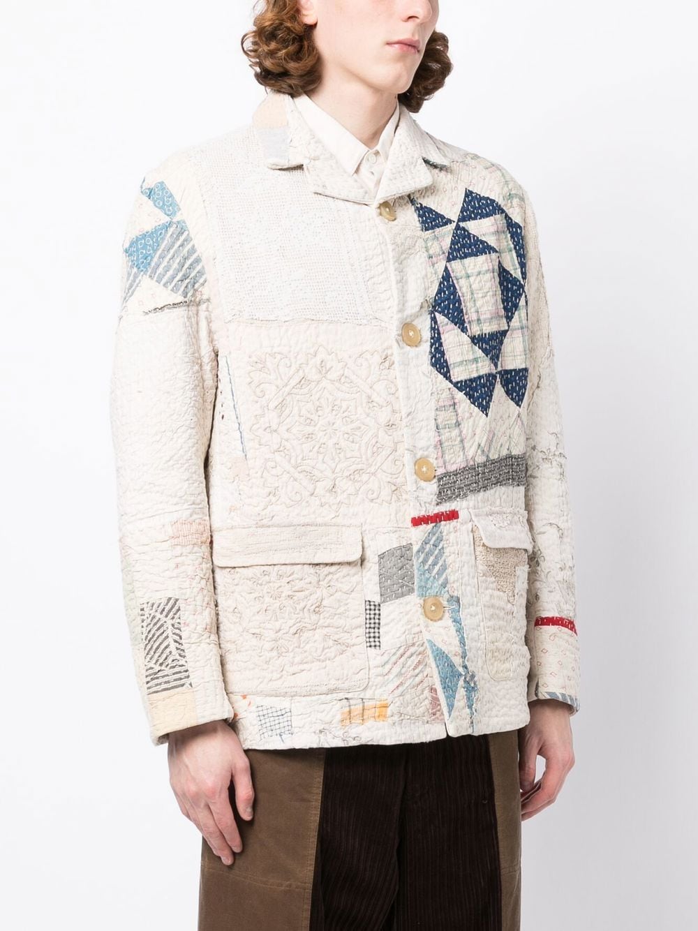 Patchwork-Design Jacket