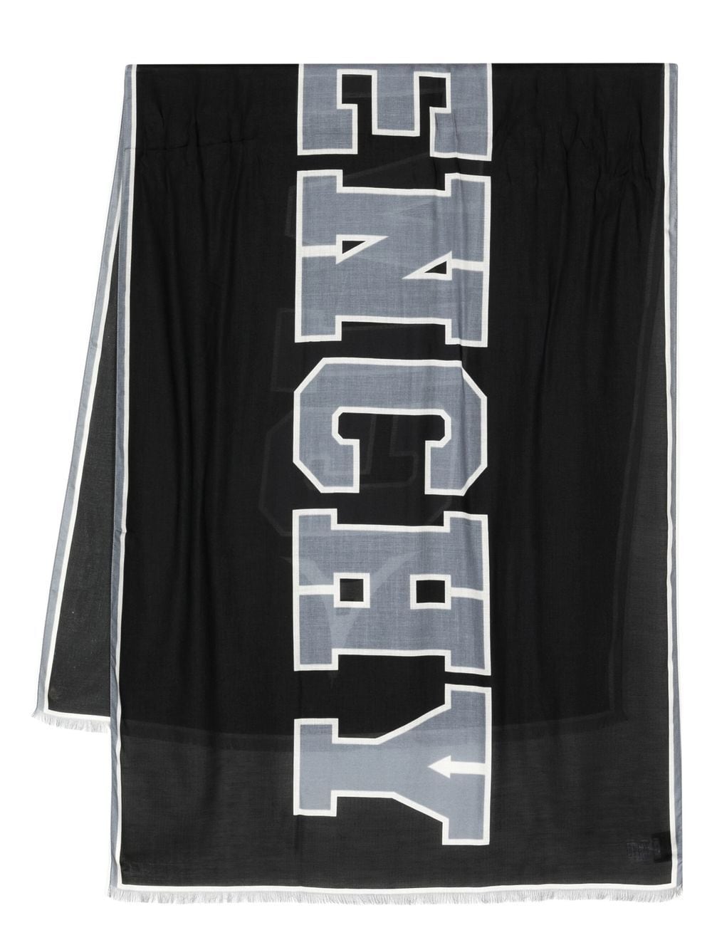 Logo-Print Lightweight Scarf