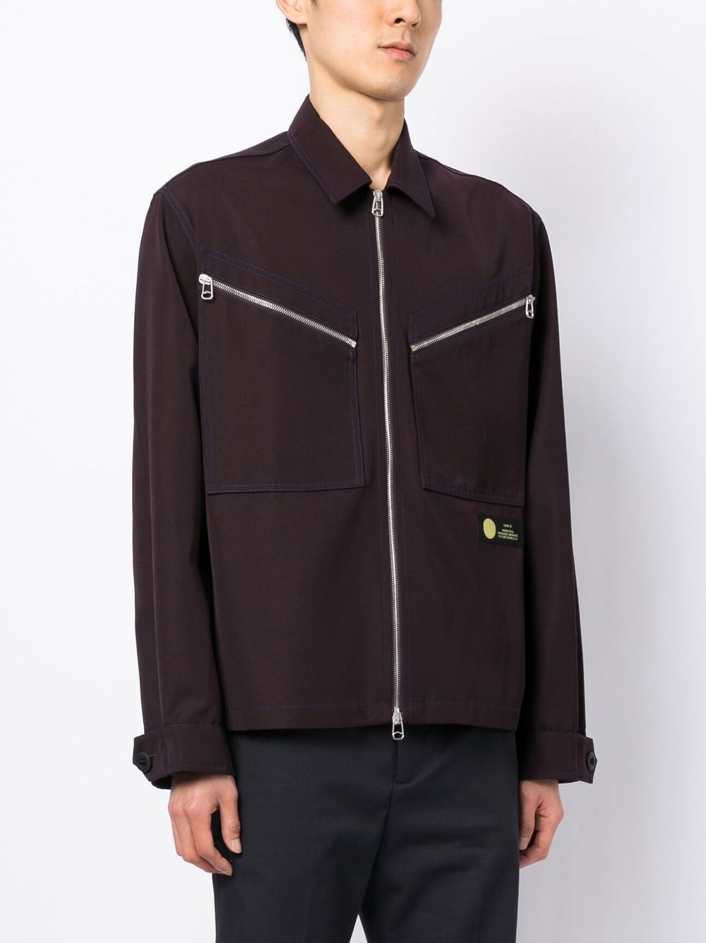 Zip-Up Shirt Jacket
