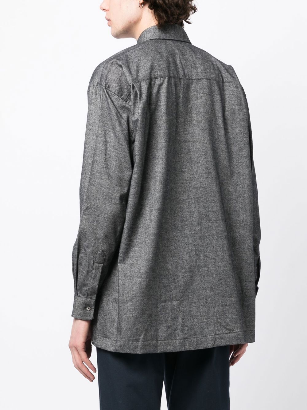 Button Placket Long-Sleeve Shirt