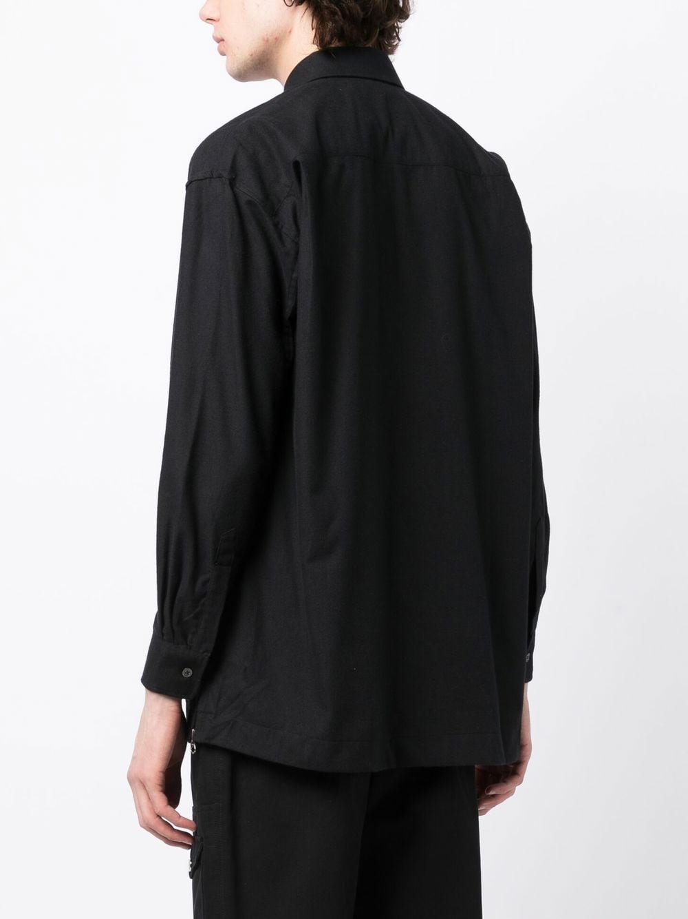 Button Placket Long-Sleeve Shirt