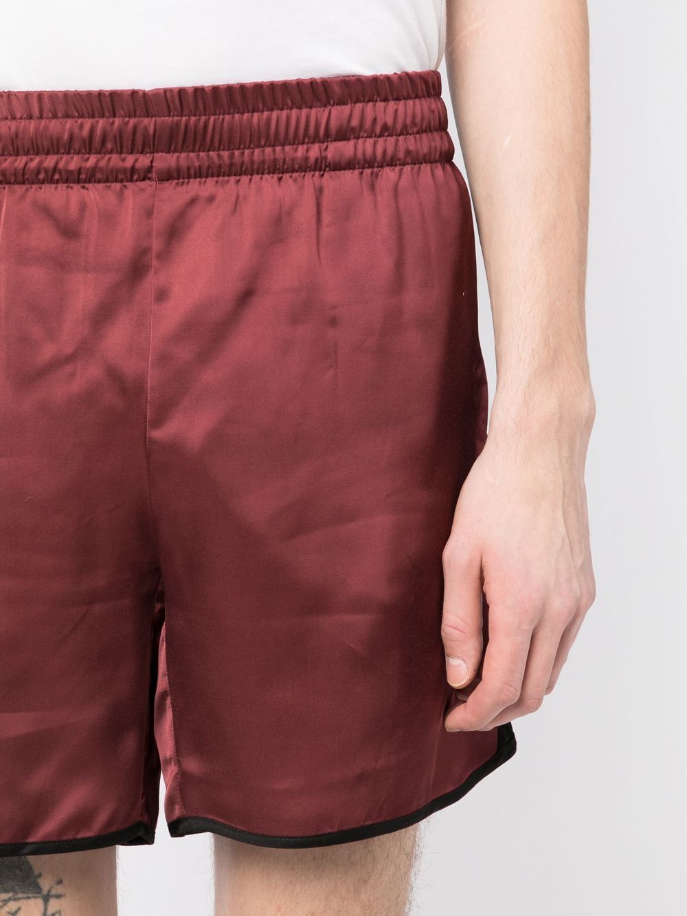 Satin-Finish Shorts