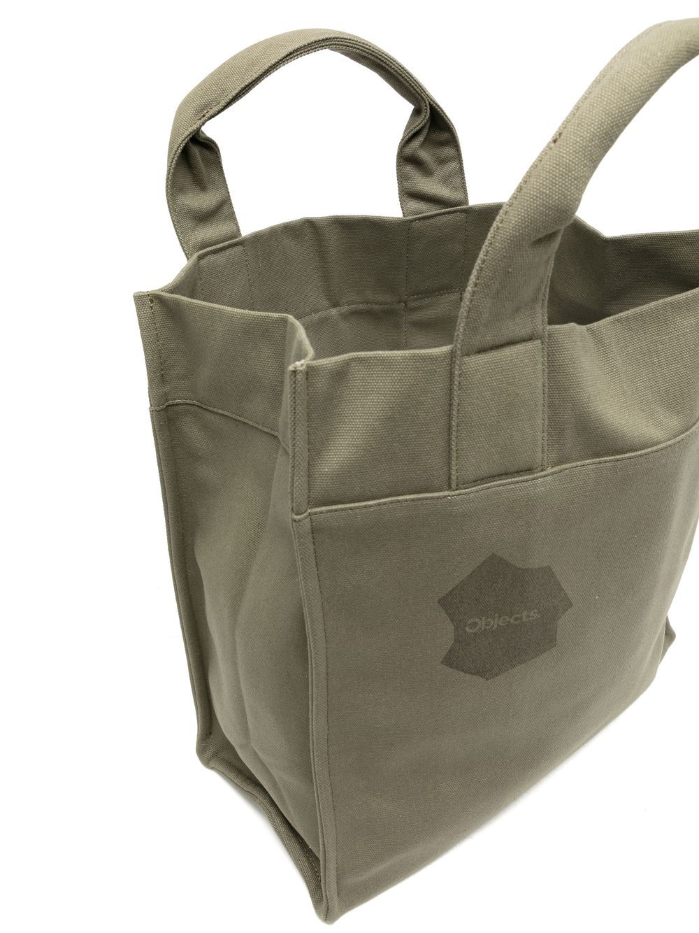 Logo-Print Canvas Tote Bag