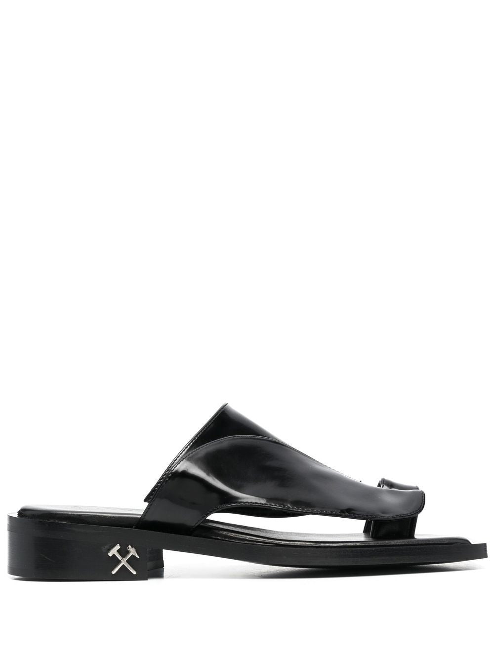 Kaan High-Shine Sandals