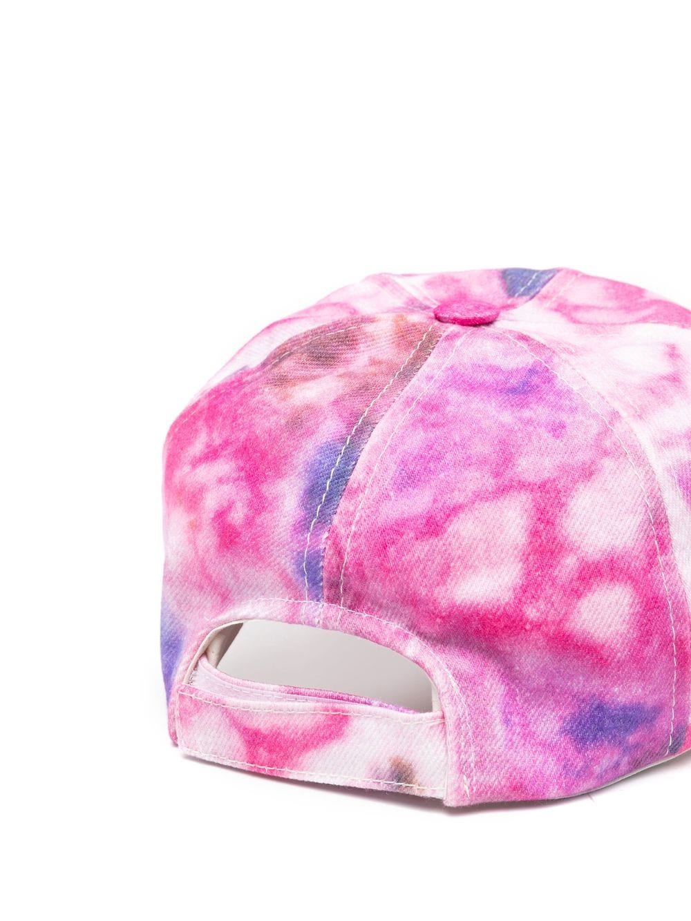 Marbled-Print Logo Cap