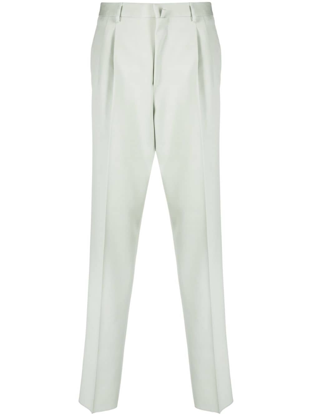Pressed-Crease Tailored Trousers