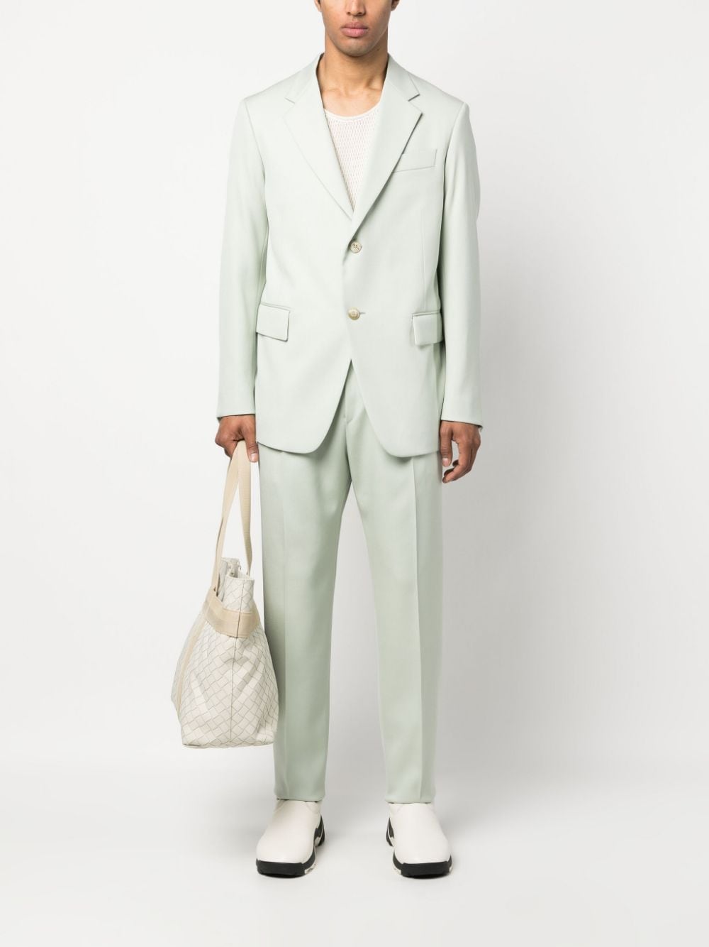 Pressed-Crease Tailored Trousers