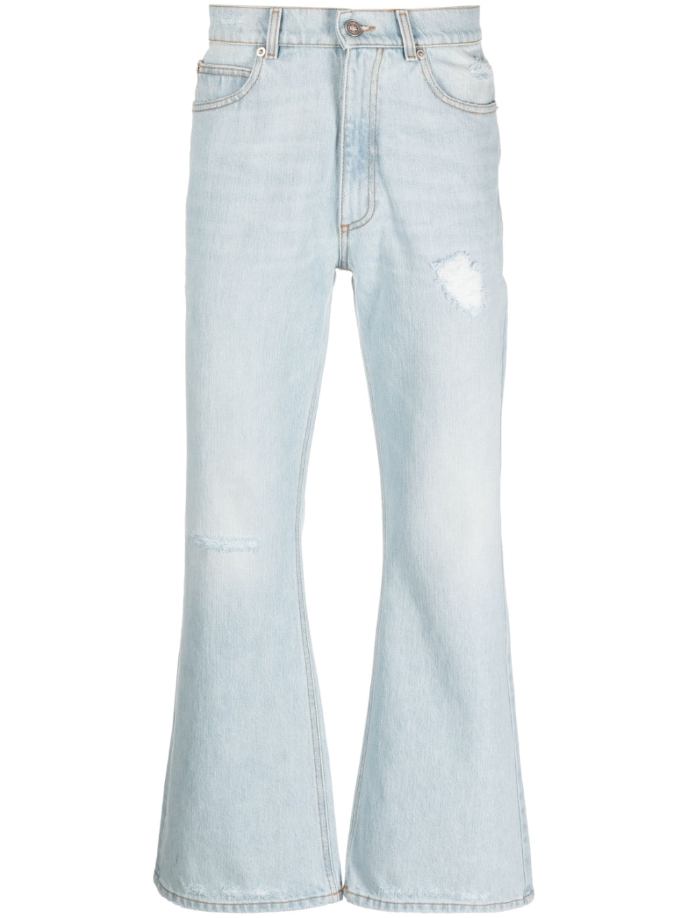 Flared-Leg Denim Jeans